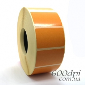 Термоэтикетка Эко 40 x 25 оранжевая