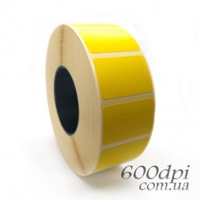 Термоэтикетка Эко 30 x 20 желтая
