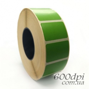 Термоэтикетка Эко 30 x 20 зеленая