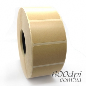 Термоетикетка Еко 40 x 25 бежевий