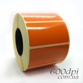 Термоетикетка Еко 58 x 30 помаранчева
