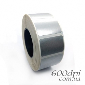 Полипропиленовая этикетка 30 x 20 серебро