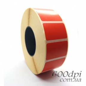 Термоэтикетка Эко 30 x 20 красная