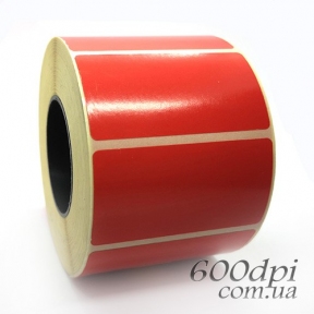 Термоэтикетка Эко 58 x 30 красная