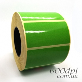 Термоетикетка Еко 58 x 30 зелена