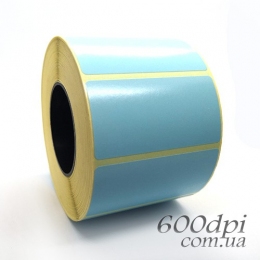 Термоэтикетка Эко 58 x 30 голубая